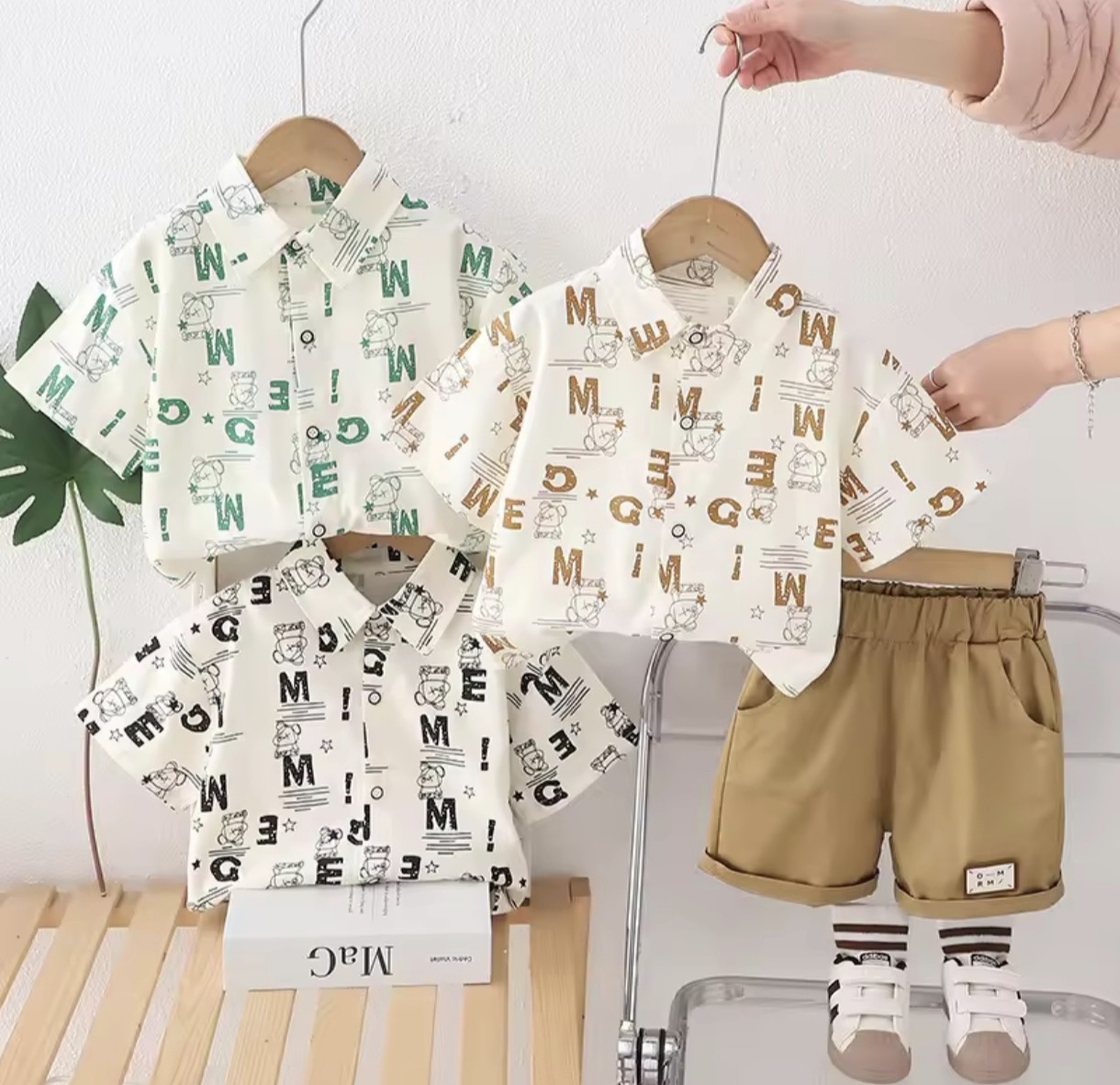 ست پیراهن و شورتک انگلیسی