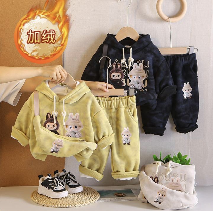 ست هودی و شلوار بچگانه لبوبو کد محصول 1443