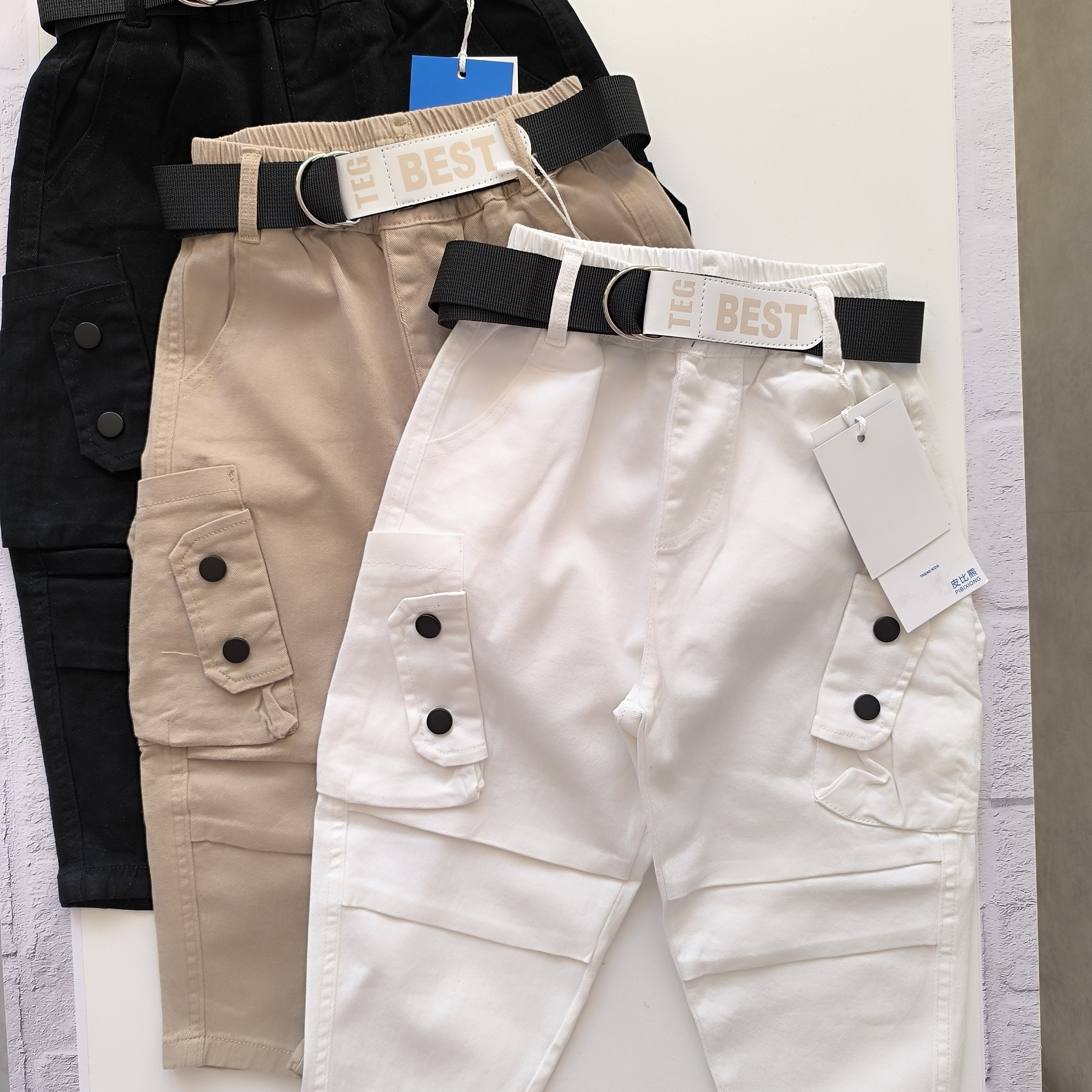 شلوار کتان مام فیت