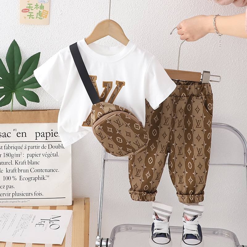 ست تیشرت و شلوار مینی بگ دار