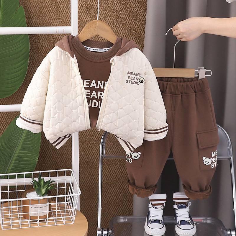 ست سه تیکه بلوز و شلوار و کاپشن کد محصول 1451